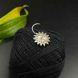 Shell Sunflower Nose Pin
