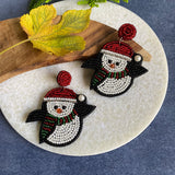 Snowman Earrings