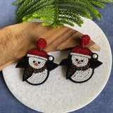 Snowman Earrings