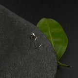 Purple Heart Frame Nose Pin