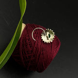 Emerald Marcasite Nose Pin