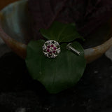 Ruby & Zircon Flower Nose Pin