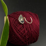 Pearl Leaf Nose Pin