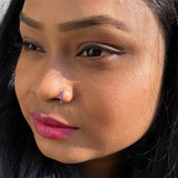 Tiny Blue Nose Ring(8 mm)