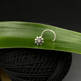 Tiny Zircon Flower Nose Pin