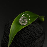 Spiral Marcasite Nose Pin