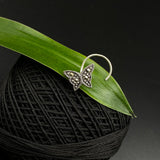 Marcasite Butterfly Nose Pin