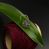 Classic Round Marcasite Nose Pin
