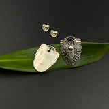 Silver Bug Ear Studs