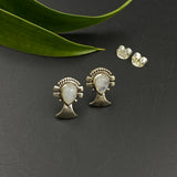 Wild Moonstone Ear Studs