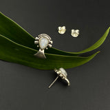 Wild Moonstone Ear Studs