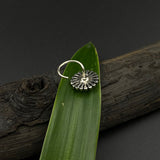 Red Dandelion Nose Pin