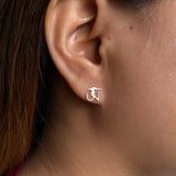 Tibetan Om Ear Studs