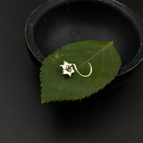 Turq Star Nose Pin