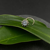 Moonstone Nose Pin