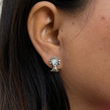 Wild Moonstone Ear Studs
