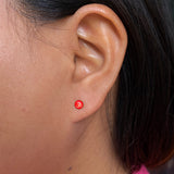 OM Resin Ear Studs