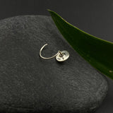 Round Turq Nose Pin
