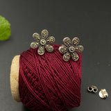 Marcasite Flower Power Ear Studs