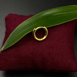 Gold Click-Lock Nose Ring (8mm)