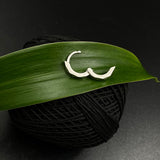 Tiny Cutwork Silver Nose Ring (7.64 mm)