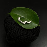 Zircon Heart Nose Ring