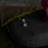 Square Zircon Nose Pin