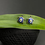 Turtle Evil Eye Ear Studs