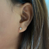 Silver Ball Ear Studs(5.4mm)