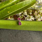 Ruby Drop Nose Pin