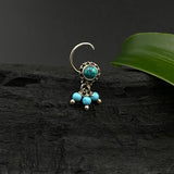 Turquoise Beads Nose Pins