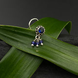 Bluesy Drop Nose Pin