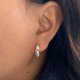 Boho Feather With Turq Stones