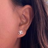 Om Ear Studs