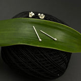 Tiny Silver Ear Studs (1.5mm)