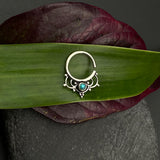 Big Turquoise Septum Ring