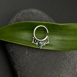 Big Turquoise Septum Ring