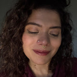 Gold Abstract Septum Ring