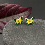 Trippy Butterfly Ear Studs