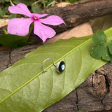 Black Evil Eye Nose Pin