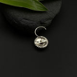 Ruby Marcasite Nose Pin