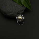 Pearl Marcasite Nose Pin