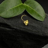 Zircon Honey Bee Nose Pin