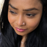 Pink Frame Nose Pin