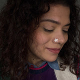 Shiuli Flower Nose Pin