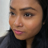 Powder Pink Dot Nose Pin