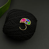 Kundan Peacock Nose Pin