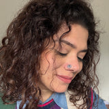 Black Dandelion Nose Pin
