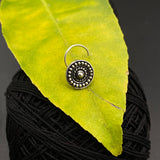 Abstract Marigold Nose Pin