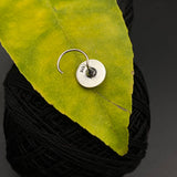 Abstract Marigold Nose Pin